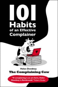 101 Habits of an Effective complainer book cover with logo